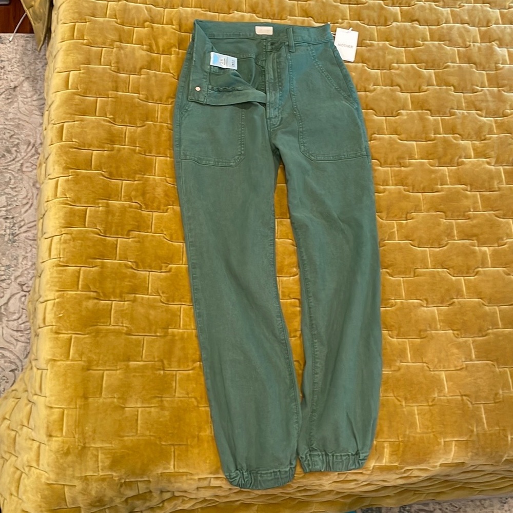 MOTHER never worn green army cargo pants